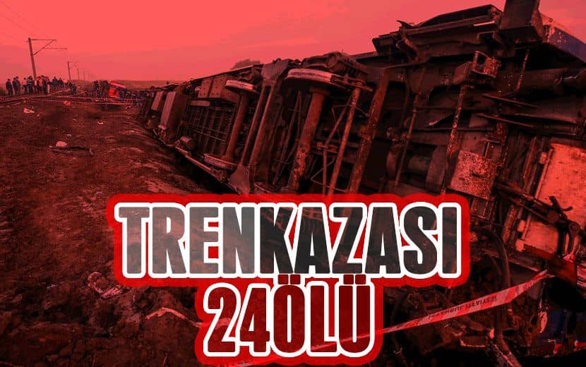 Tekirdağ Çorlu’da Tren Kazası