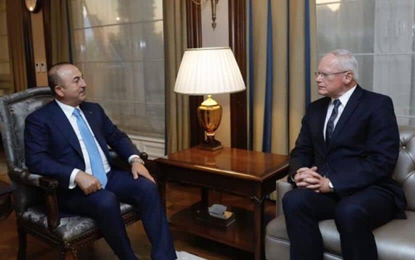 Çavuşoğlu Özel Temsilci Jeffrey İle Suriye’yi Görüştü