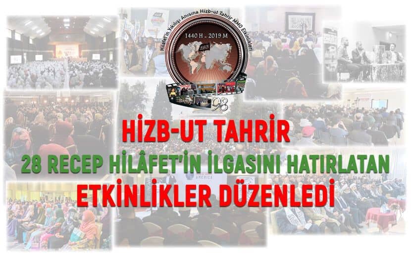 Hizb-ut Tahrir “Hilâfet’in İlgası”nın Yıldönümü Vesilesiyle Çeşitli Etkinlikler Düzenledi