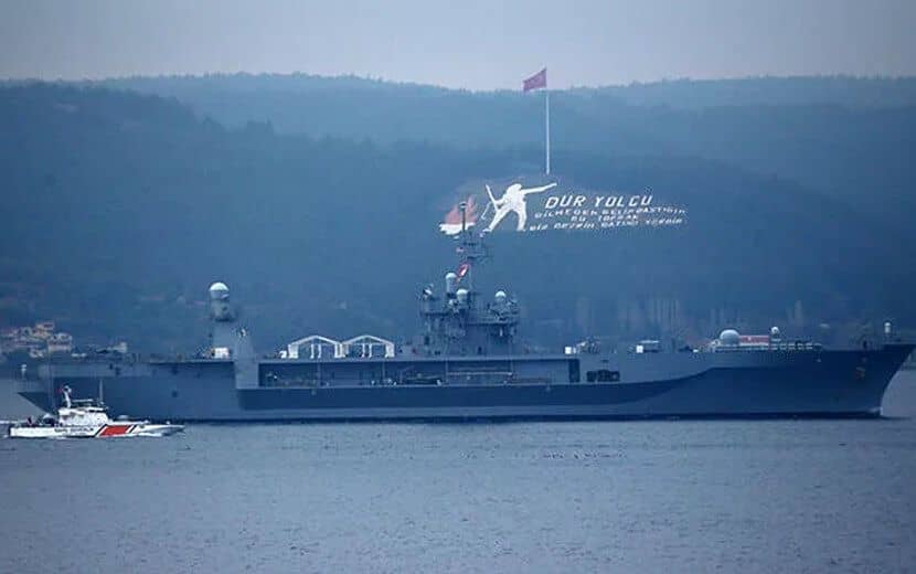 ABD Savaş Gemisi İstanbul’a Demirledi