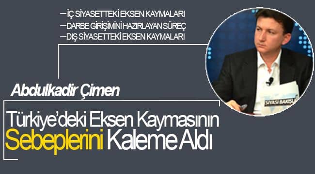 Türkiye’deki Eksen Kaymasının Sebepleri