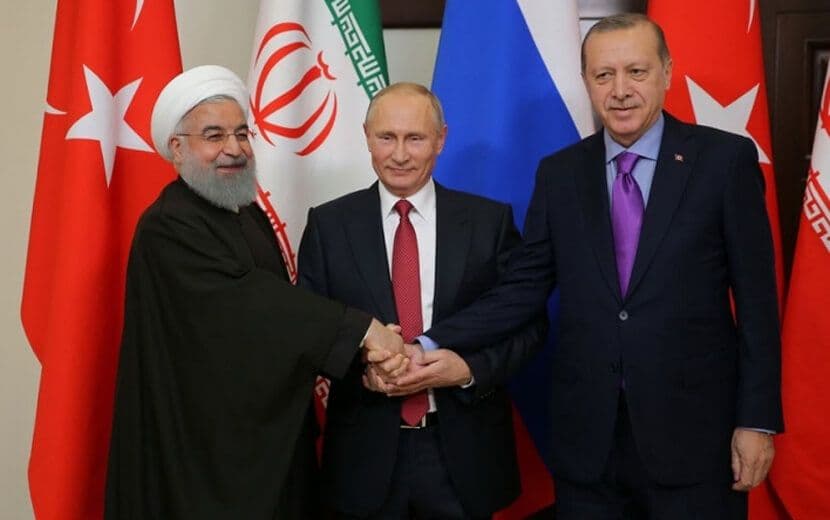 İdlib’de Soçi Protestosu