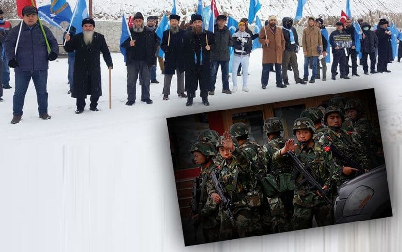 Doğu Türkistan’da Çin İşkencesi, Türkiye’de Yürüyüş’e Engel