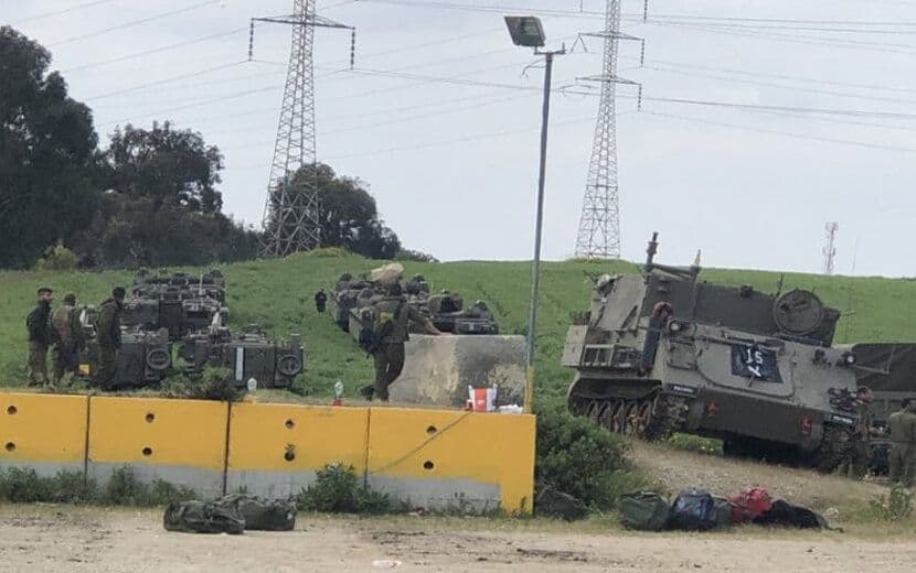 “İsrail” Gazze Sınırına Çok Sayıda Tank Konuşlandırdı