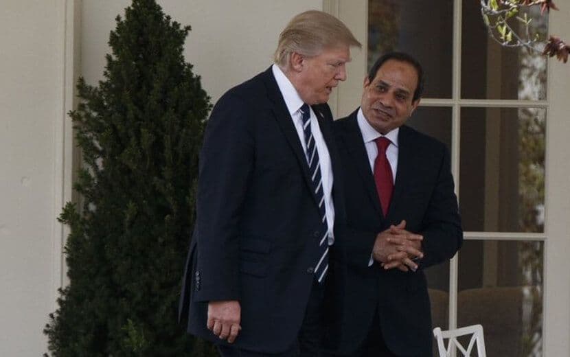 Mısır-ABD Zirvesi: Darbeci Sisi Efendisiyle Görüşüyor