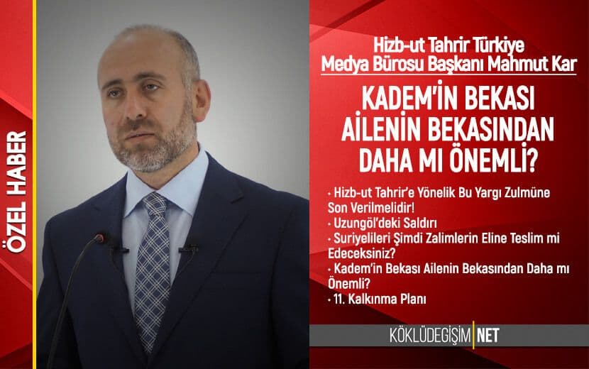 HİZB-UT TAHRİR TÜRKİYE HAFTALIK DEĞERLENDİRME TOPLANTISI - [23 TEMMUZ 2019]