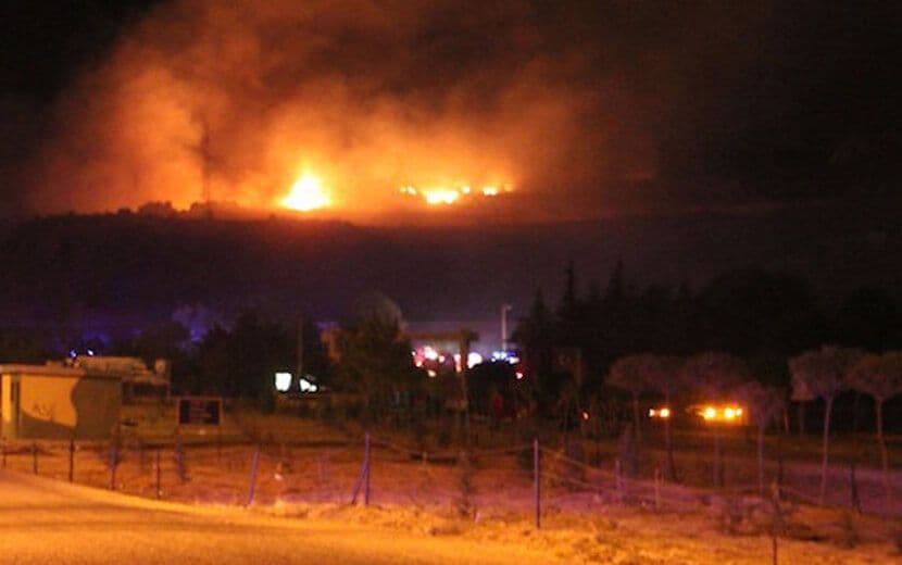 Reyhanlı’daki Mühimmat Deposunda Patlama