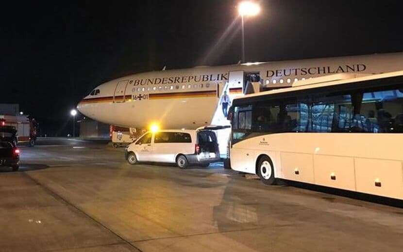 Merkel İstanbul’a Geldi