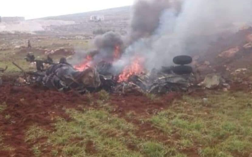 Esed Helikopteri Düşürüldü