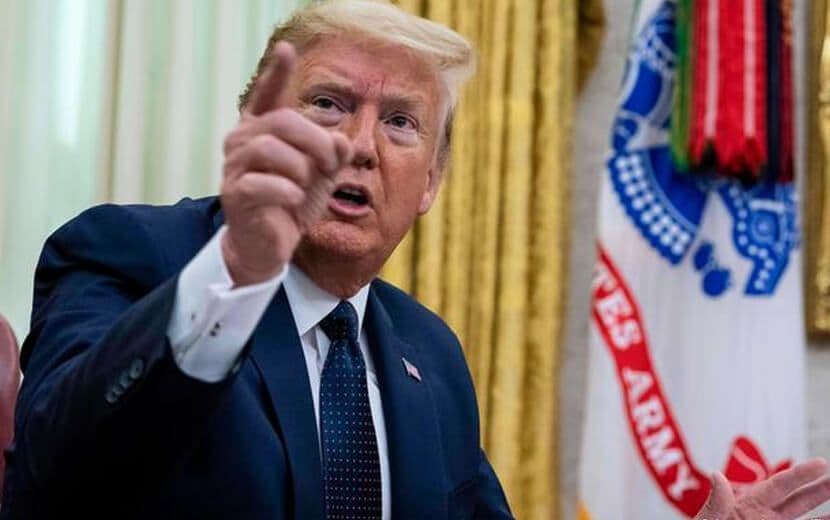 Trump’tan Göstericilere Tehdit!