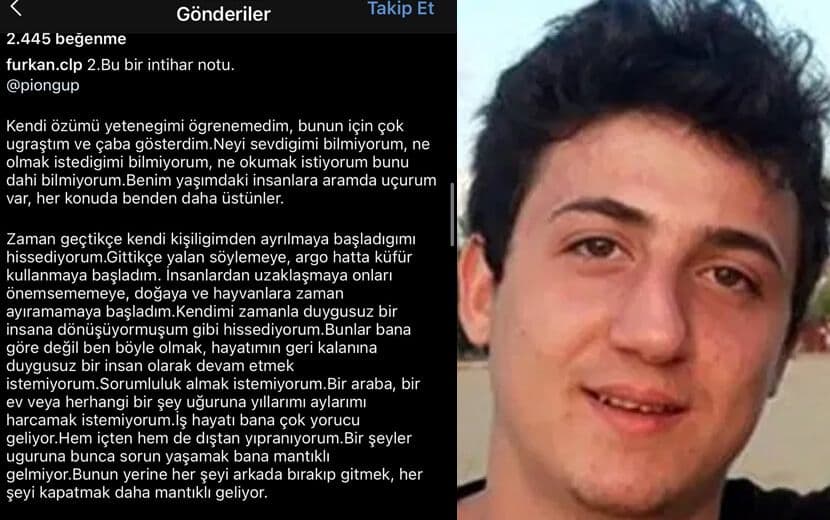 Furkan Celep: Batıl Nizamın Kurbanı