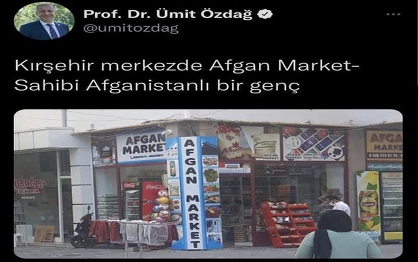 Ümit Özdağ’ın Hedef Gösterdiği Afgan Esnaf Marketinin İsmini Değişti