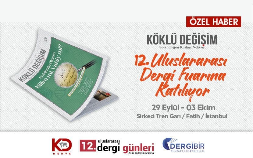 Köklü Değişim 12. Uluslararası Dergi Fuarına Katılıyor