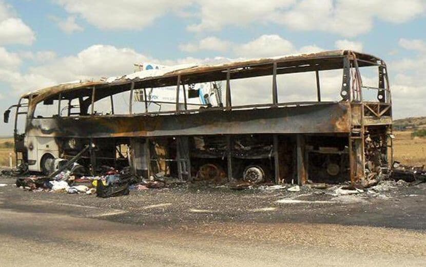 Türkiye’den Makedonya’ya Giden Otobüste Yangın: 46 Ölü