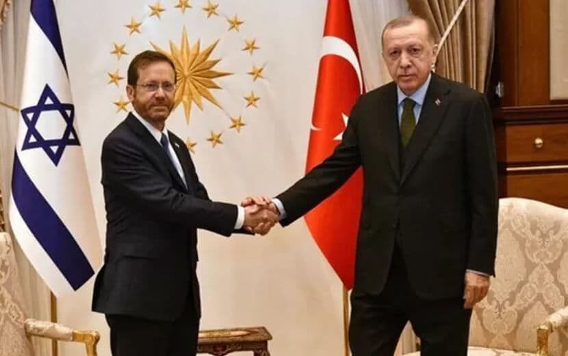 Herzog’un Elini Sıkan Erdoğan’dan “Filistin’in Yanındayız” Mesajı
