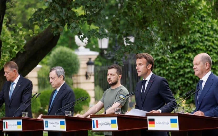 Avrupalı Liderler Rusya’ya Kurban Edilen Ukrayna’yı Ziyaret Etti