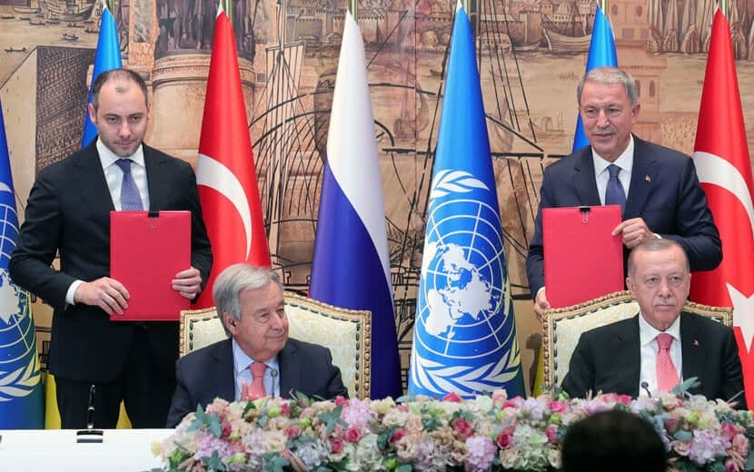 Tahıl Koridoru İçin Anlaşma İstanbul’da İmzalandı
