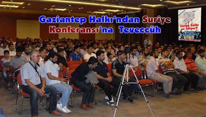 ‘suriye Halkı Ne İstiyor? Biz Ne Yapmalıyız?’ Konferanslarının Gaziantep Ayağı Da Tamamlandı