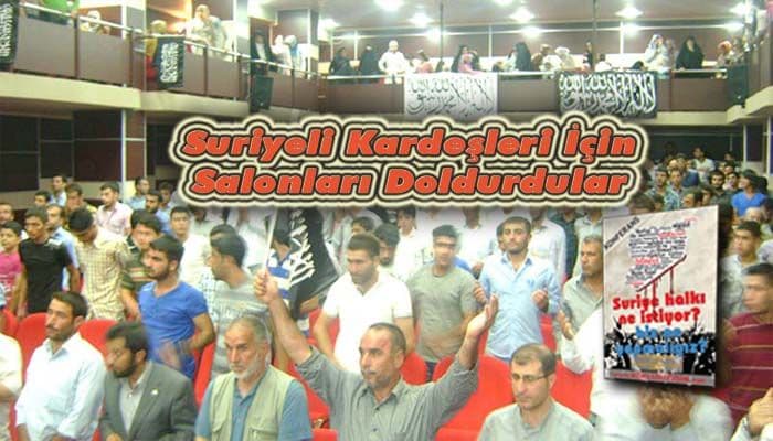 Adıyamanlılar Da, Suriye Halkına Desteklerini Köklüdeğişim Konferansı'nda Gösterdiler