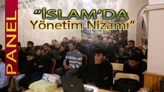 “İslam’da Yönetim Nizamı”