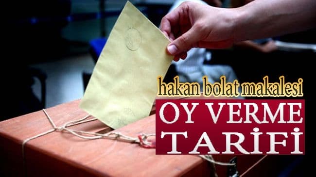 OY VERME TARİFİ