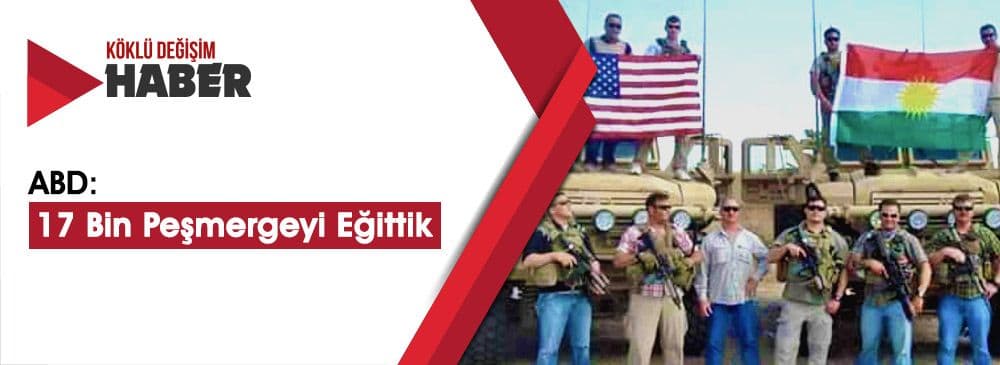 ABD: 17 Bin Peşmergeyi Eğittik