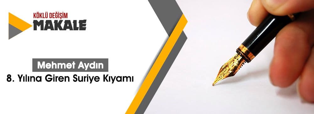 8. Yılına Giren Suriye Kıyamı