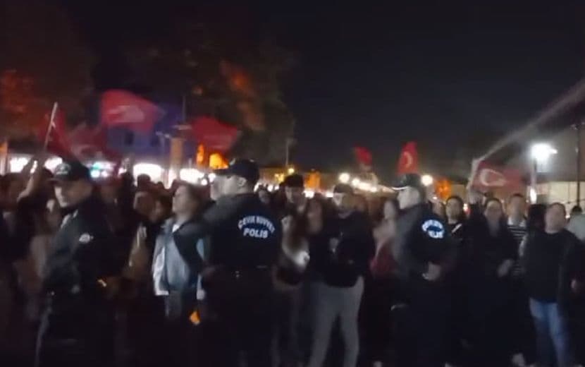 Azgın Kemalist Güruh’dan Gazze Çadırına Saldırı!