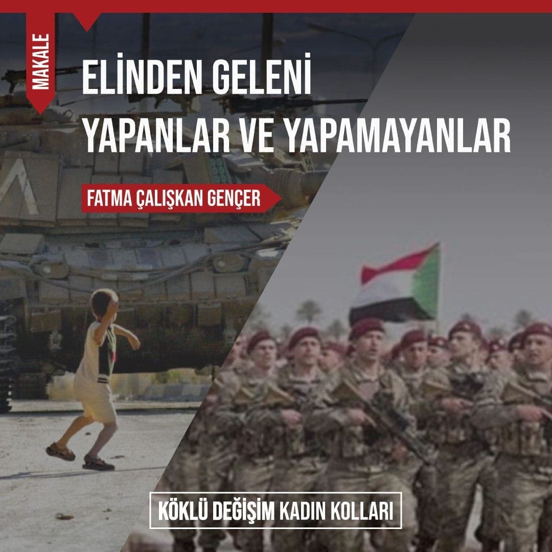 ELİNDEN GELENİ YAPANLAR VE YAPMAYANLAR
