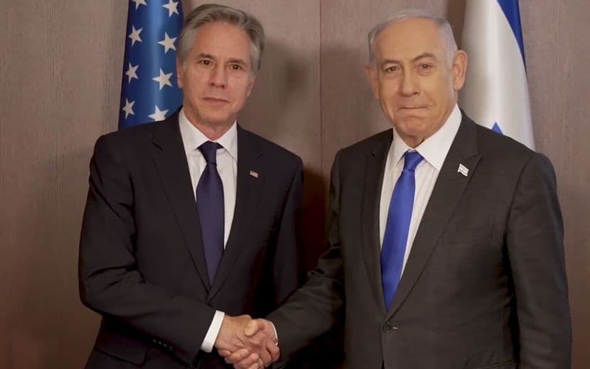 Blinken ve Netanyahu İşgal Altındaki Kudüs’te Ateşkesi Görüştü