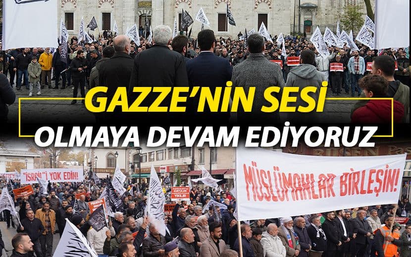 Köklü Değişim, Gazze’deki Ateşkes Oyununa Karşı Meydanlarda