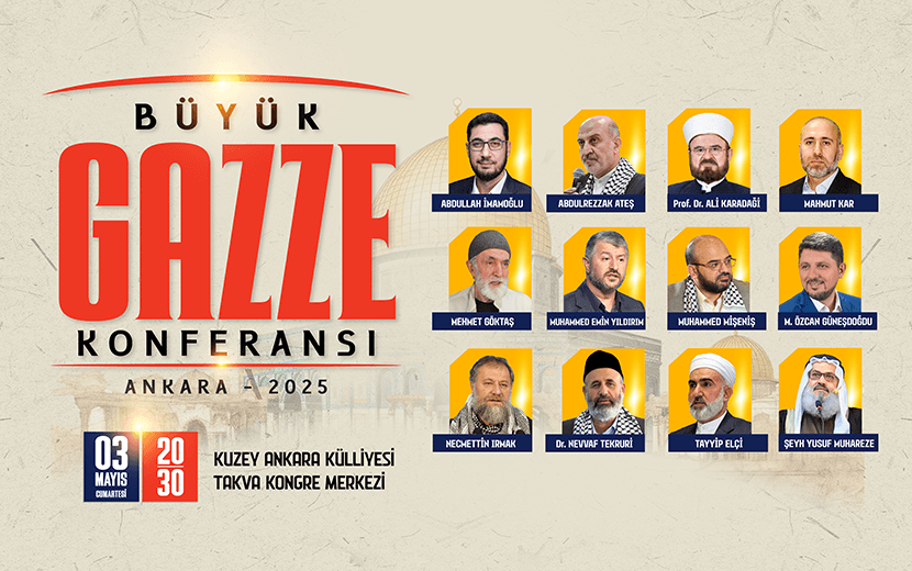 Köklü Değişim’den “Büyük Gazze Konferansı” 