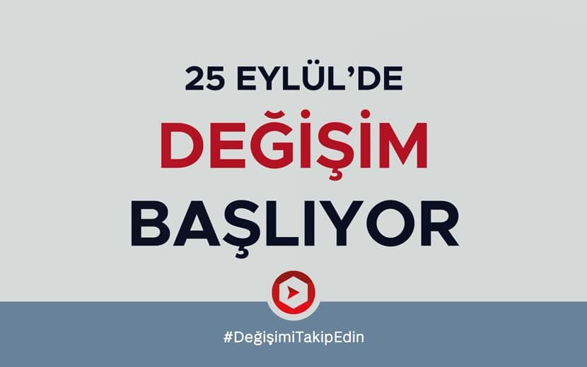 Değişim TV, Yeni Yayın Dönemine 25 Eylül’de Başlıyor