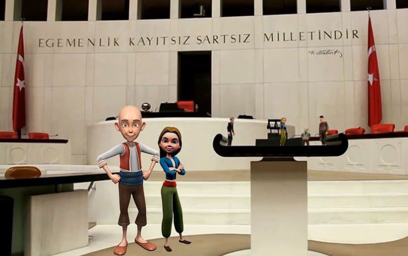 TRT’nin Keloğlan’ı Çocuklara Demokrasi Dersi Veriyor