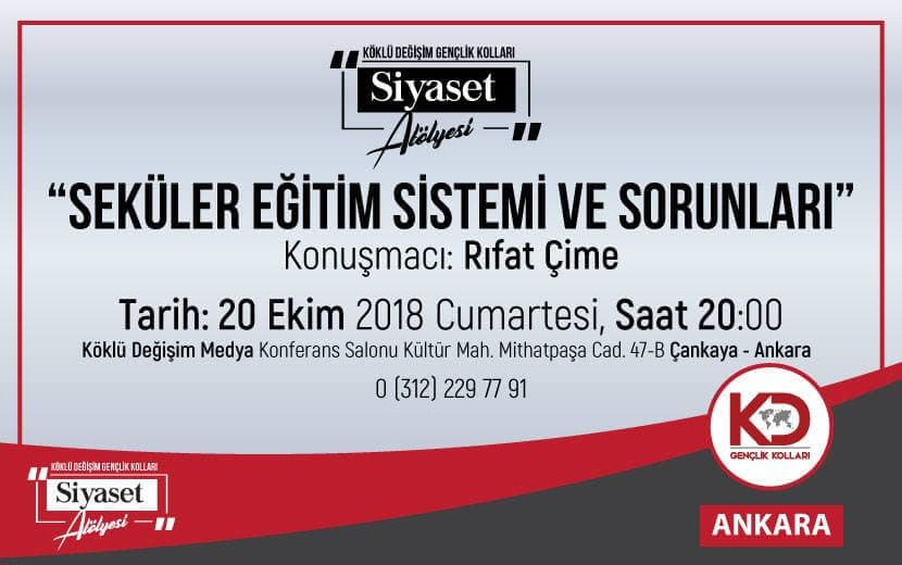 Siyaset Atölyesi’nin 2’nci Semineri Ankara’da