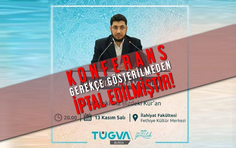 Abdullah İmamoğlu’nun Katılacağı TÜGVA Konferansı ‘Gerekçe Gösterilmeden’ İptal Edildi!