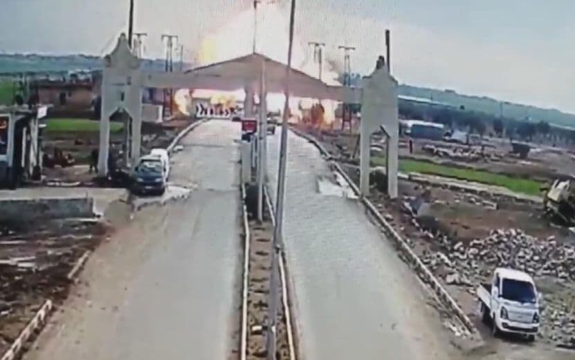 Çobanbey ‘Sınır Kapısında’ Şiddetli Patlama