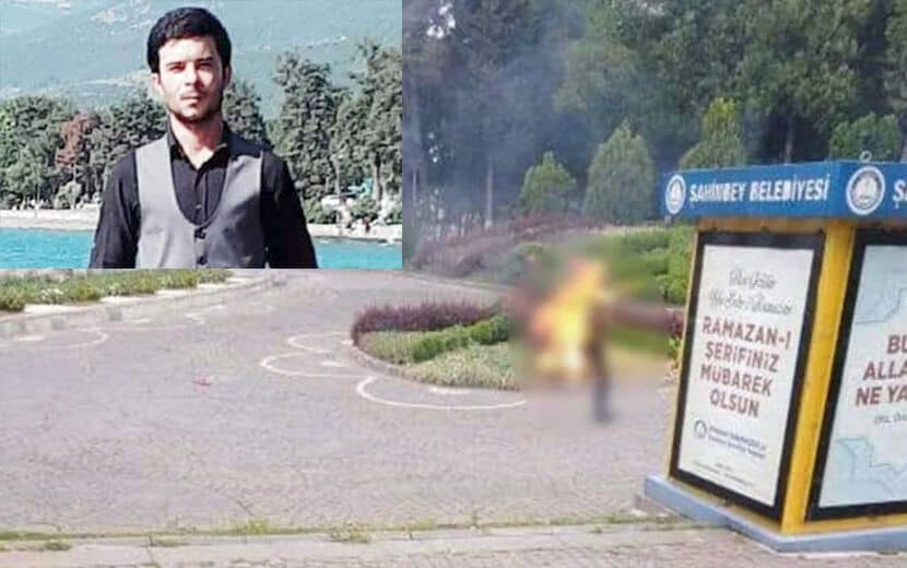 İşsiz Genç Kendini Yaktı
