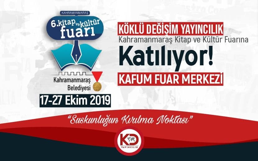 Köklü Değişim Yayıncılık, Kahramanmaraş 6. Kitap ve Kültür Fuarı’nda!