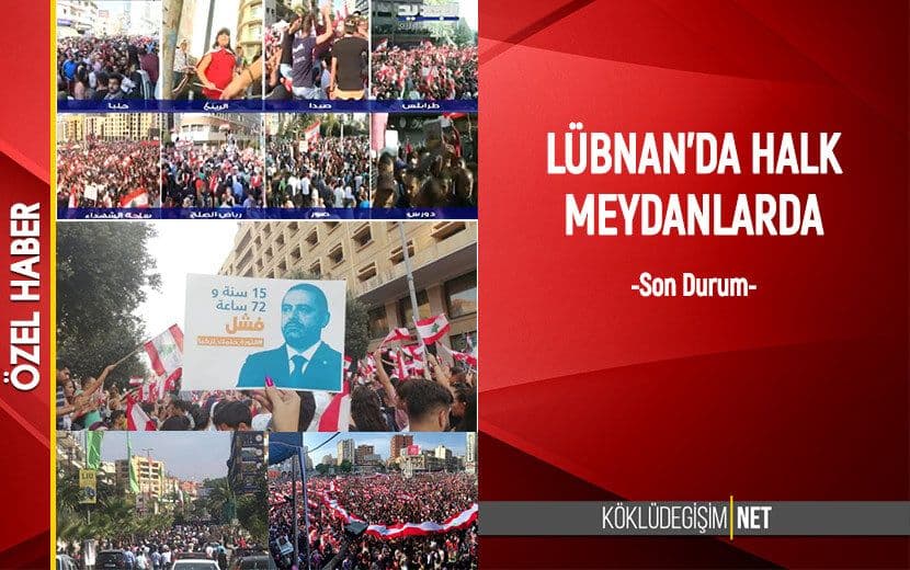 Lübnan’da Halk Meydanlarda