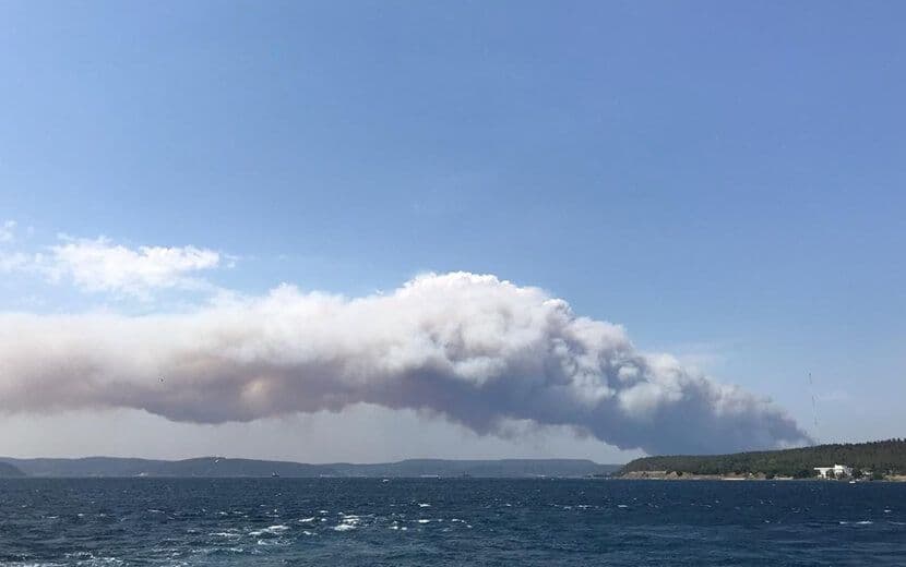 Çanakkale’deki Yangın Yayılıyor
