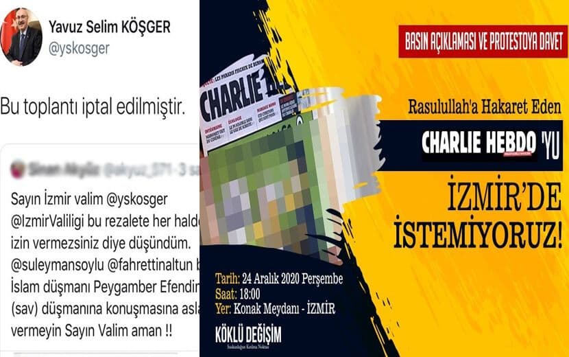 Charlielerin İzmir’deki Toplantısı İptal Edildi