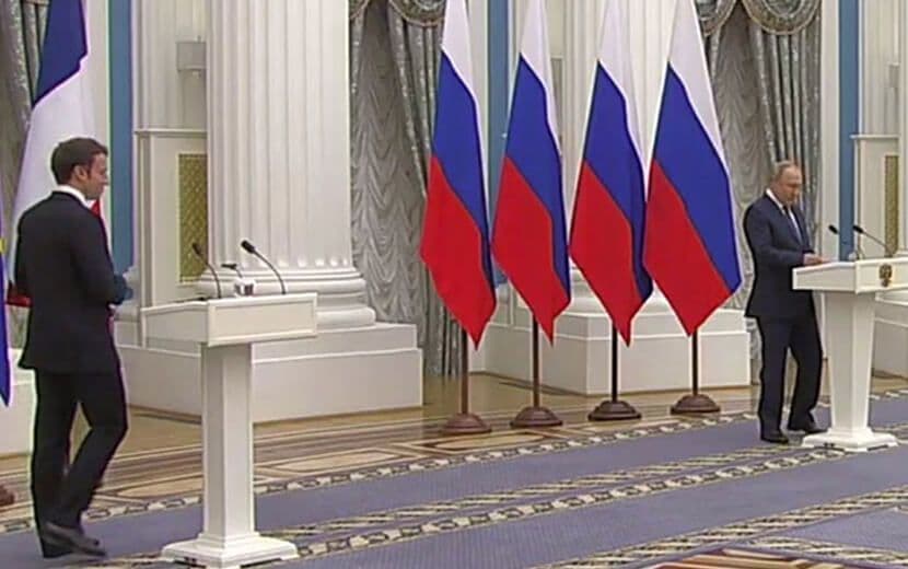 Putin ve Macron, Ukrayna Krizinin Çözümünde ABD’yi Yok Saydı