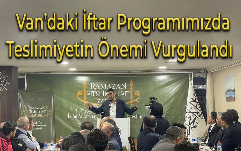 Köklü Değişim, Van’daki İftar Programında STK’larla Bir Araya Geldi