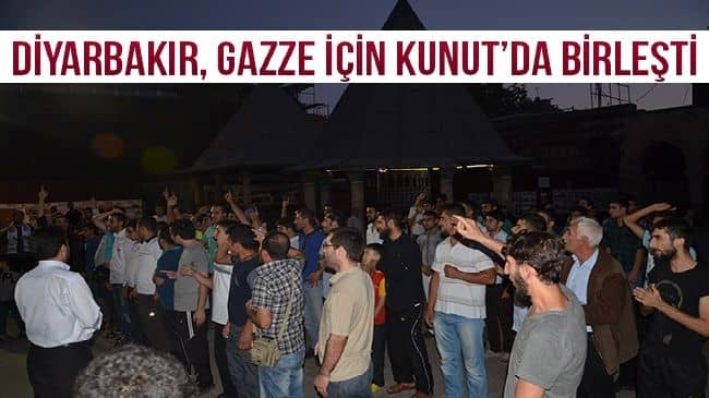 Diyarbakır, Gazze için Kunut’da birleşti