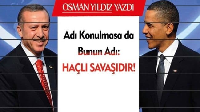 Adı Konulmasa da Bunun Adı: HAÇLI SAVAŞIDIR!
