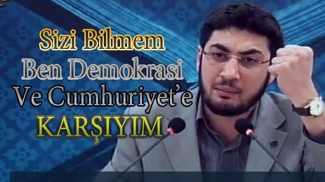 Sizi Bilmem Ama Ben Demokrasiye Ve Cumhuriyete Karşıyım!