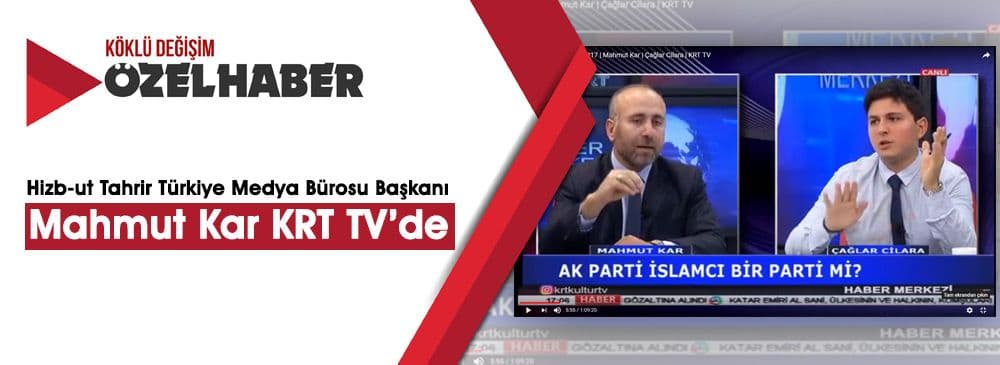 Mahmut Kar KRT TV'de Çağlar Cilara’nın Konuğu Oldu