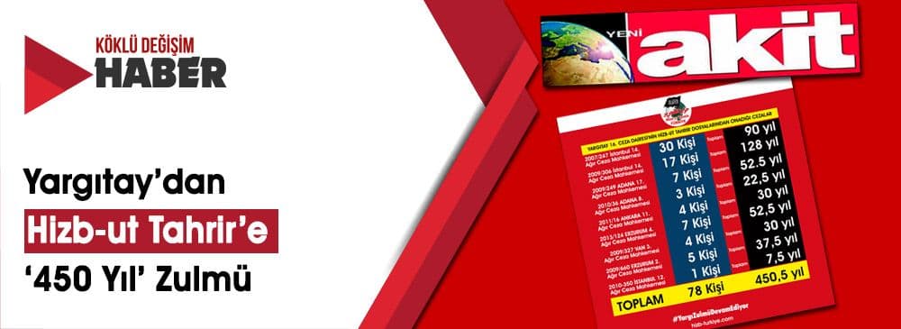 Akit Gazetesi, Yargı Zulmünü Deşifre Etmeye Devam Ediyor