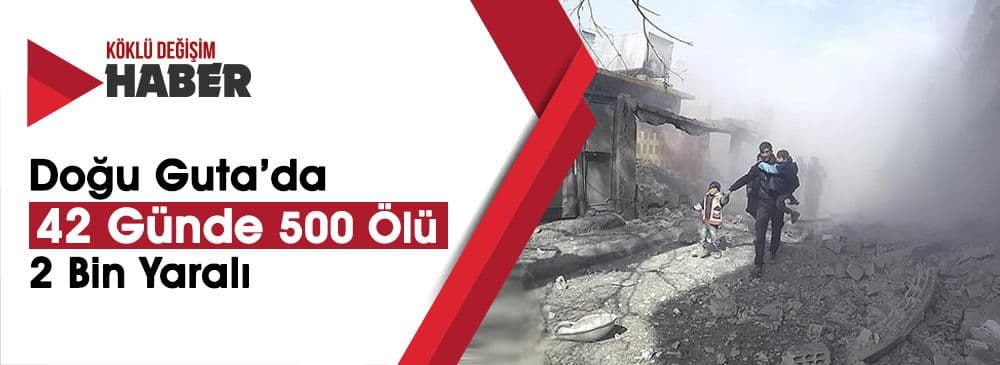 Esed Rejimi Doğu Guta'da Sivillere Saldırdı: 54 Ölü